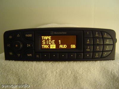 2001 - 2004 Mercedes C Class Radio and  Tape Player