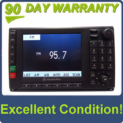 2000 - 2005 MERCEDES-BENZ OEM Navigation-READY 10-PIN Radio Tape Cassette Player LCD Display Screen Monitor