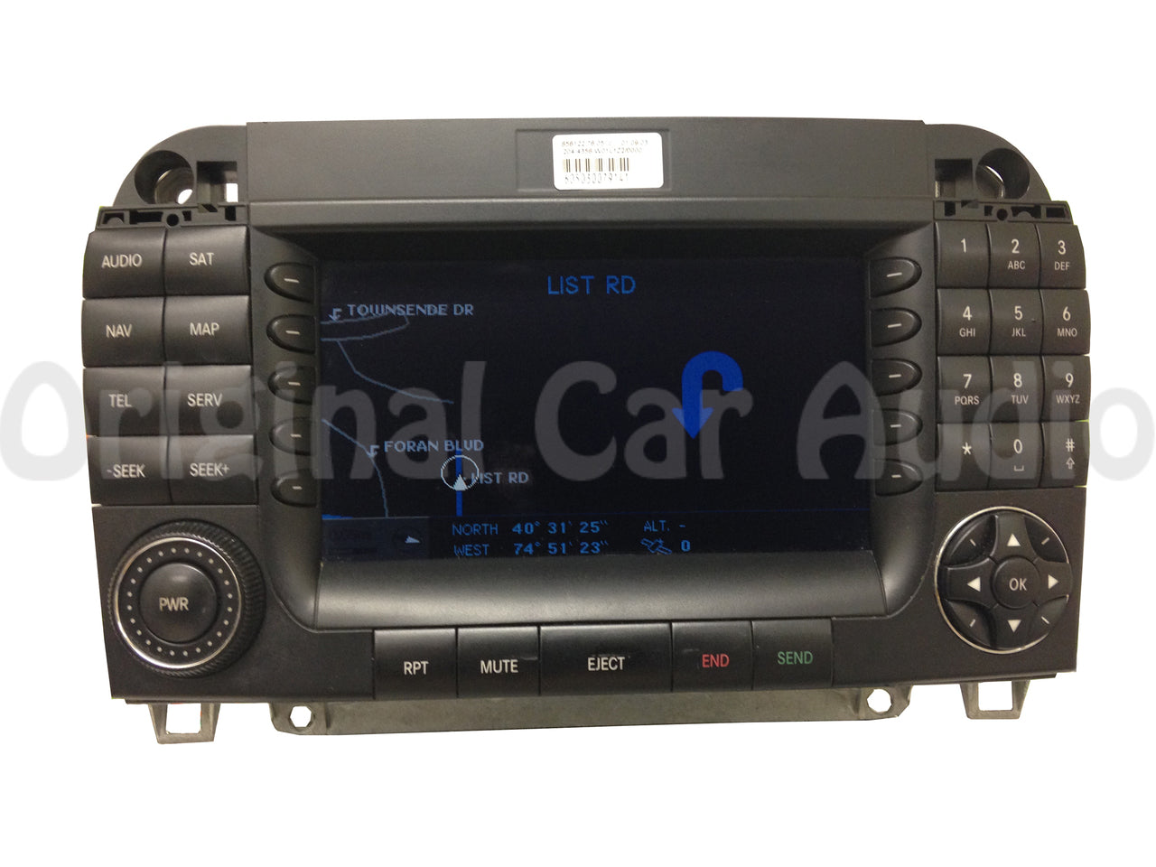 2004 2005 2006 Mercedes S Class CL Class OEM Navigation Radio Receiver