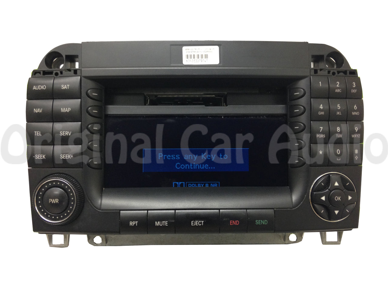 2004 2005 2006 Mercedes S Class CL Class OEM Navigation Radio Receiver