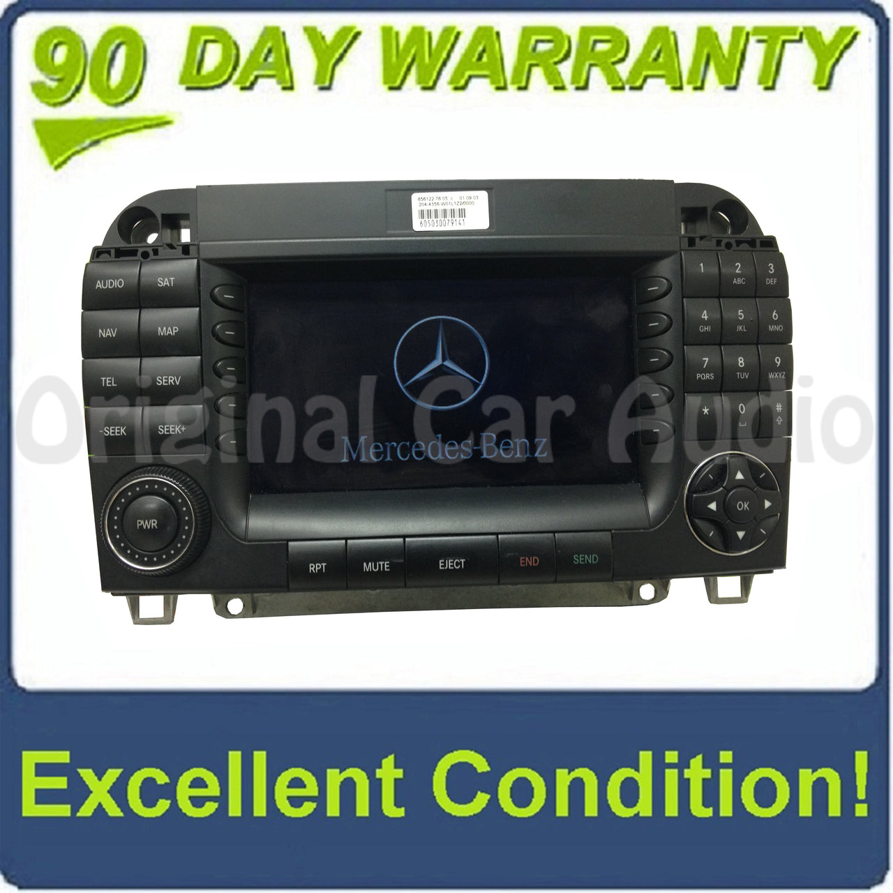 2004 2005 2006 Mercedes S Class CL Class OEM Navigation Radio Receiver