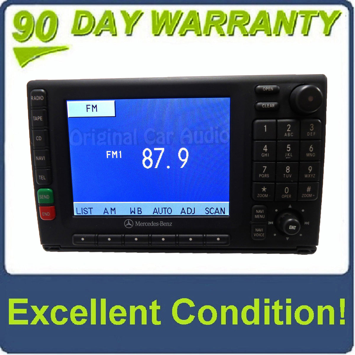 MERCEDES-BENZ LCD Display Screen Monitor A 163 820 04 86