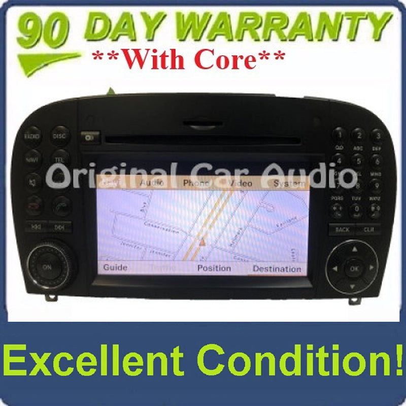 2009 - 2012 Mercedes SL-Class OEM NTG2.5 Comand Navigation Display Radio Receiver