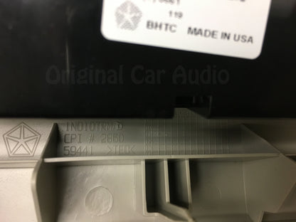 2008 - 2013 Chrysler Dodge Entertainment System Monitor Display BEZEL ONLY Cream