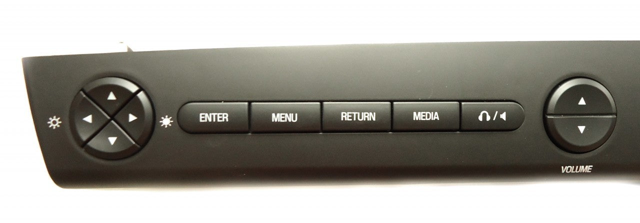 2007 - 2010 Ford Explorer Edge F150 OEM Overhead RSE Rear Seat DVD Player Display Assembly BLACK/GREY