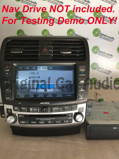 ACURA TSX Navigation OEM GPS Radio Stereo 6 Disc Changer CD Player 7KP0 2005 2006 2007 2008