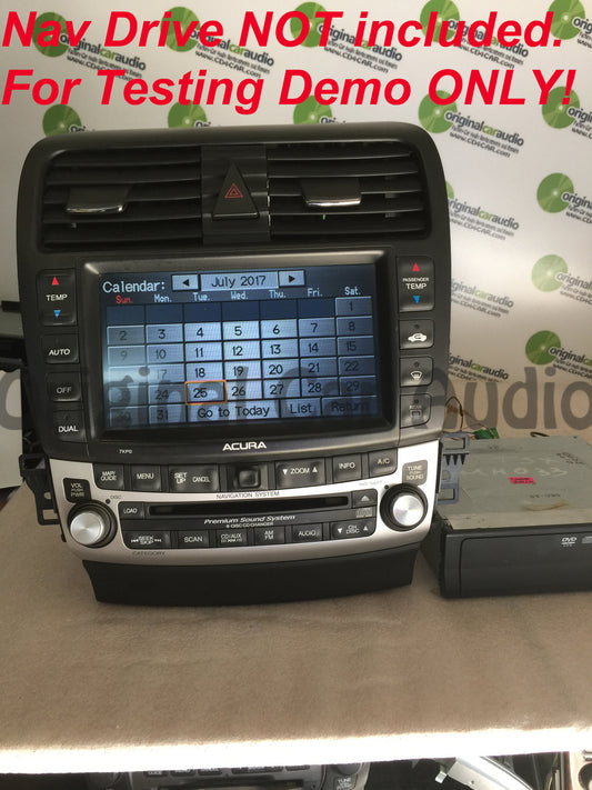2005 2006 ACURA TSX Navigation GPS Radio Stereo 6 Disc Changer CD Player 7KA0