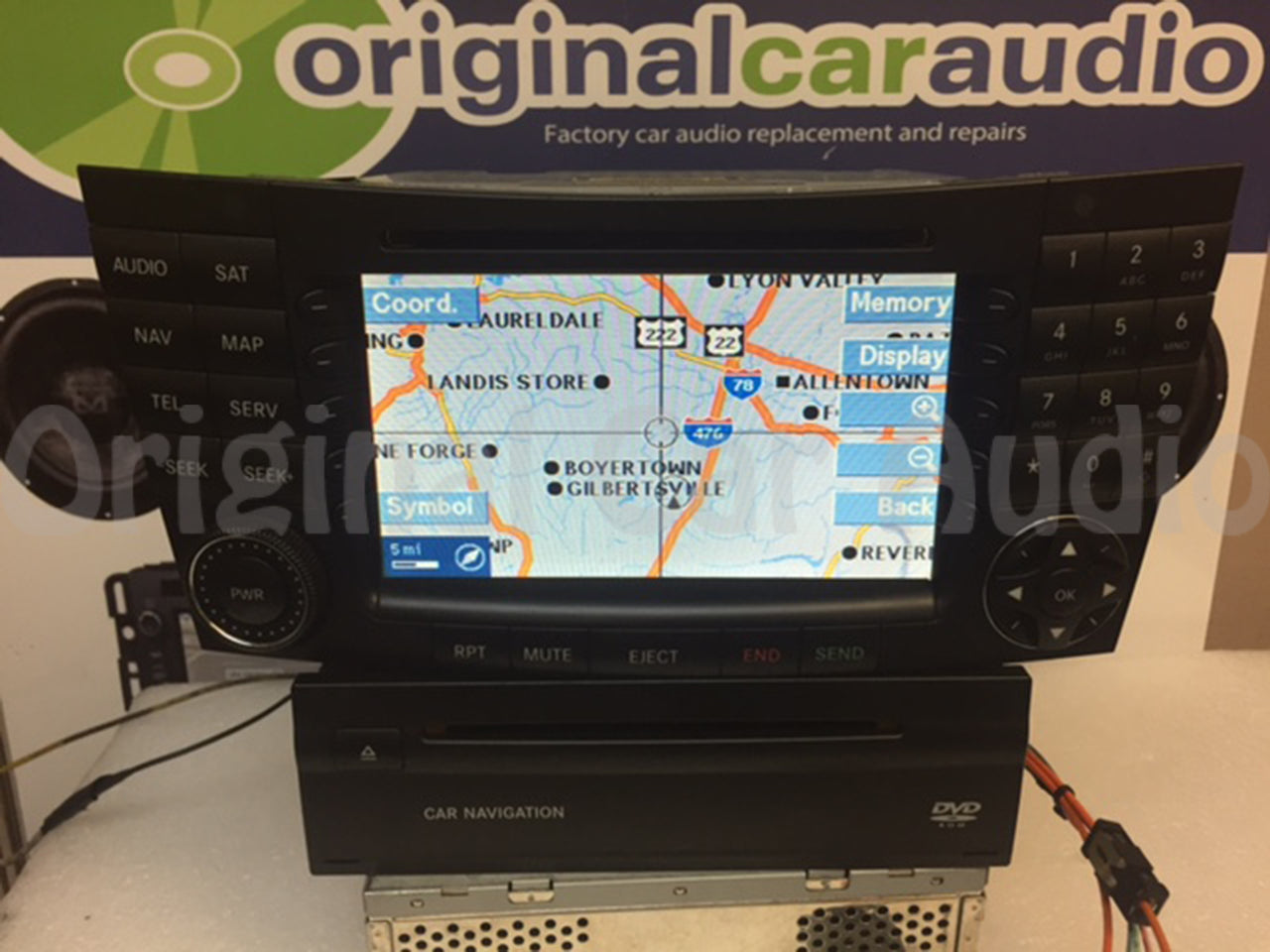 Mercedes Benz E-Class CLS-Class AM FM Tape CD Player