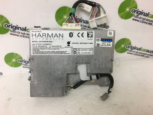 12 13 14 Toyota Camry Tacoma Tundra Sienna Bluetooth Module Extension Box WITH HARNESS