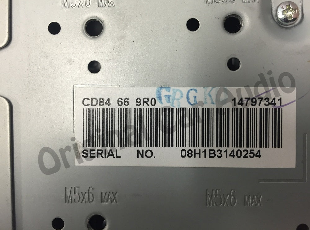 Mazda 5 radio receiver single CD player AM FM sat OEM