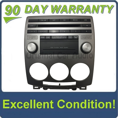Mazda 5 radio receiver single CD player AM FM sat OEM