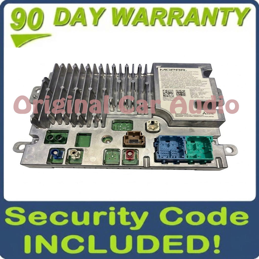 2022-2024 Jeep Compass AM FM Radio Receiver w/o Navigation Media 10.1" Display Screen 68453428AK
