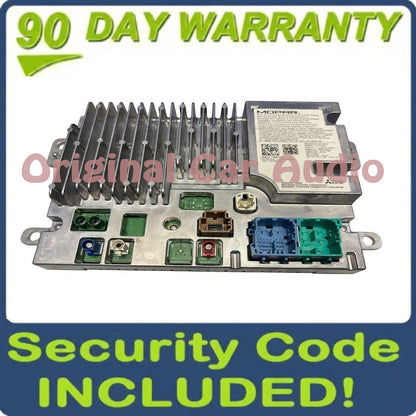 2022-2024 Jeep Compass AM FM Radio Receiver w/o Navigation Media 10.1" Display Screen 68453428AK