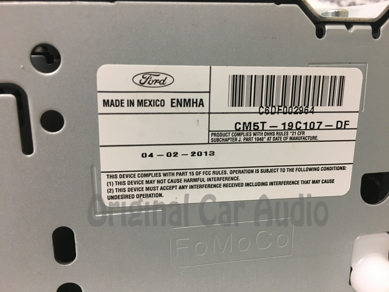 2013 - 2016 Ford C-Max OEM Single CD AM FM Radio Receiver