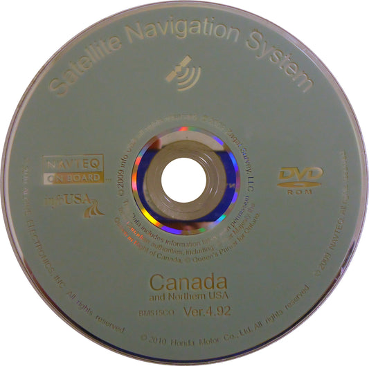 ACURA RL MDX Navigation Navteq Map Disc Disk DVD Rom BM515CO Canada 4.92