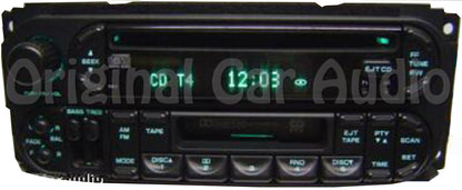 2002 - 2007 Chrysler Jeep Dodge OEM AM FM  Radio Tape Cassette CD Player RAZ RBP RBU
