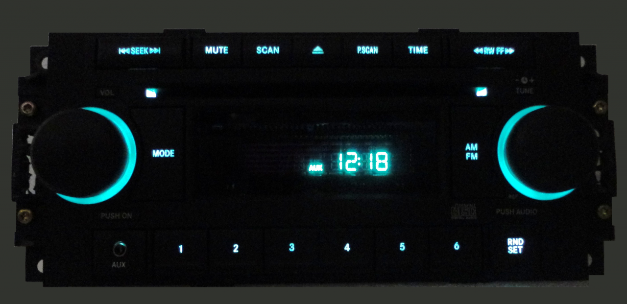 2005 - 2008 Chrysler Jeep Dodge OEM Radio Aux CD Player Receiver