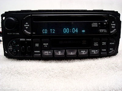 2002 - 2007 Chrysler Jeep Dodge OEM AM FM Radio CD Player Receiver RBU