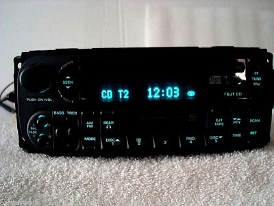 2002 - 2007 Chrysler Jeep Dodge OEM AM FM Radio CD Player Receiver RBU