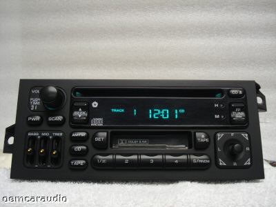 1996 - 2000 Chrysler Jeep Dodge Sebring  OEM AM FM Radio CD Player Receiver