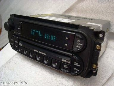 2003 - 2005 Chrysler Jeep Dodge OEM AM FM Radio 6 CD Changer Receiver RBQ