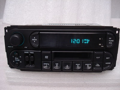 2002 - 2007 Chrysler Jeep Dodge OEM AM FM Radio Tape Cassette Player Receiver RBB