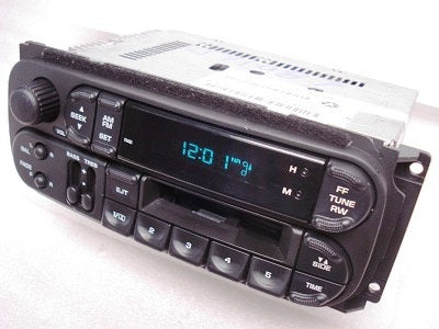 1998 - 2003 Chrysler Jeep Dodge OEM AM FM Radio Cassette Player Receiver