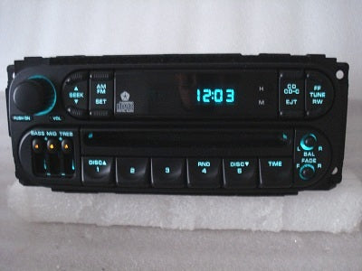1998 -2002 Chrysler Jeep Dodge Radio and 6 CD