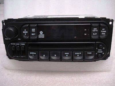 1998 -2002 Chrysler Jeep Dodge Radio and 6 CD