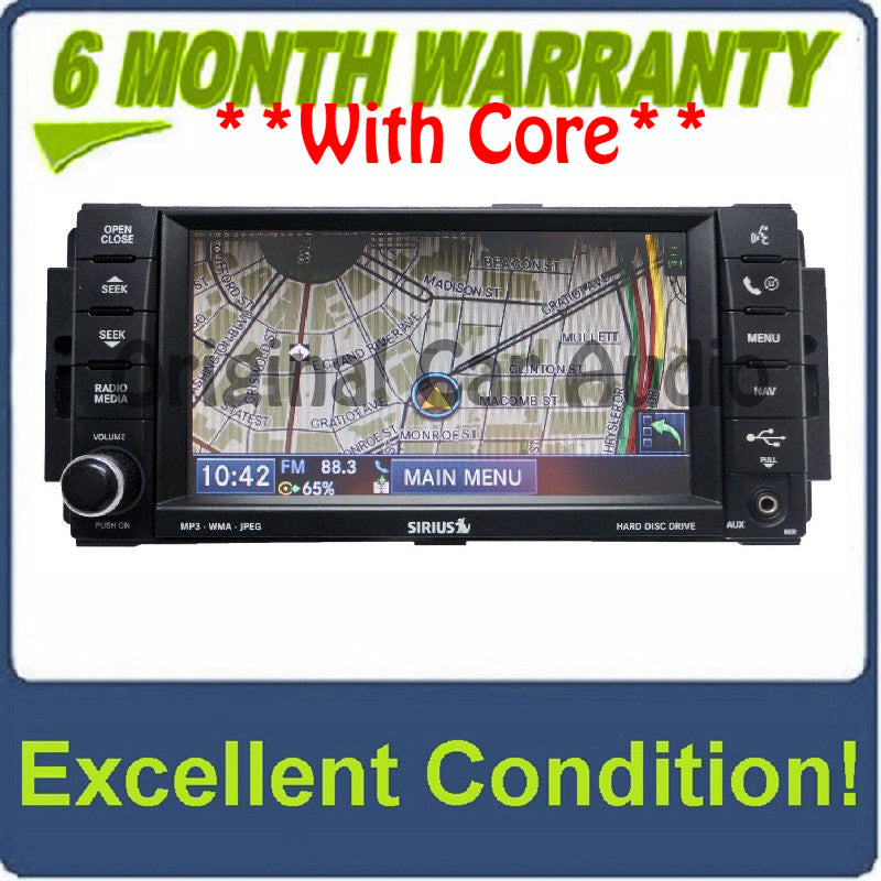 Chrysler Jeep Dodge navigation RER mygig radio CD DVD player