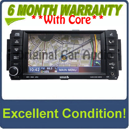 Chrysler Jeep Dodge navigation RER mygig radio CD DVD player