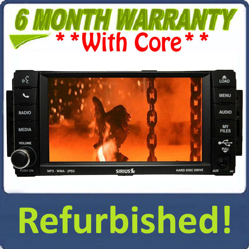Refurbished 2007 - 2013 Chrysler Jeep Dodge OEM MyGig MP3 AUX CD DVD Player Receiver High-Speed RBZ