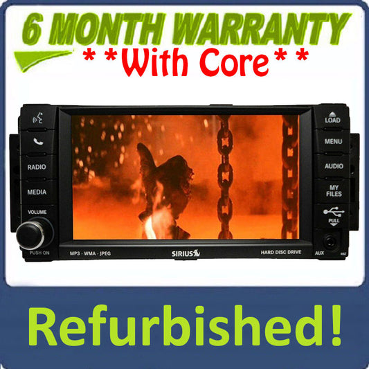Refurbished 2007 - 2013 Chrysler Jeep Dodge OEM MyGig MP3 AUX CD DVD Player Receiver High-Speed RBZ