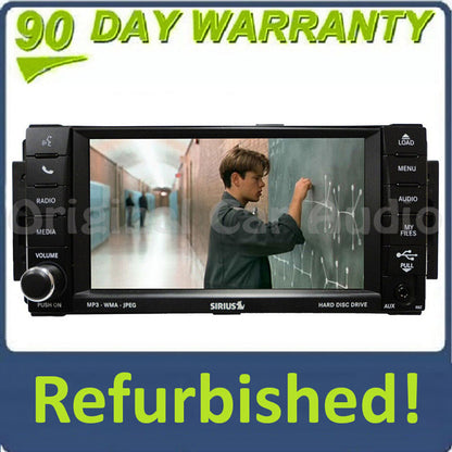 Refurbished 2007 - 2012 CHRYSLER DODGE JEEP OEM MyGig Radio CD DVD Player Low-Speed RBZ