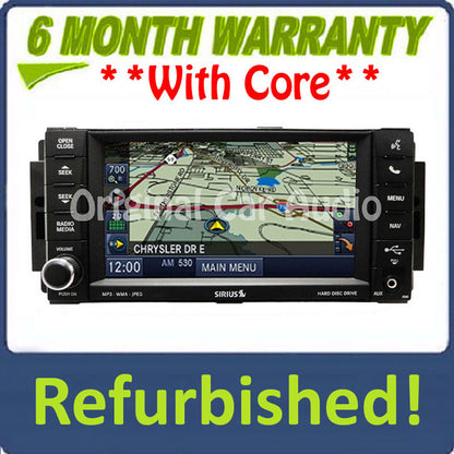 Refurbished Jeep Dodge Chrysler OEM MyGig Navigation Satellite Radio CD DVD Player Low Speed CAN BUS RHR