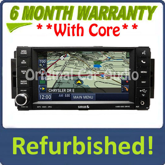 Refurbished Jeep Dodge Chrysler OEM MyGig Navigation Satellite Radio CD DVD Player Low Speed CAN BUS RHR