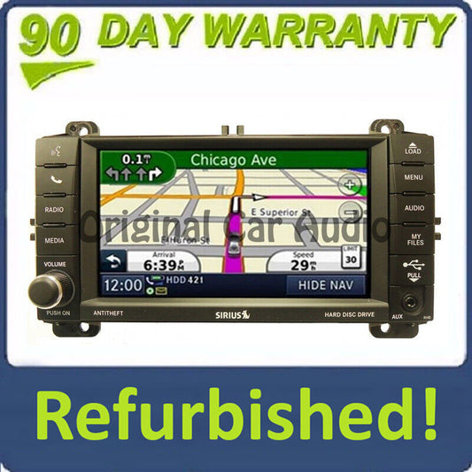 Refurbished 2011 - 2013 Jeep Dodge Navigation MyGig Radio CD Player MP3 USB AUX