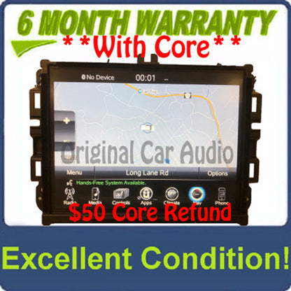 2013 - 2016 Dodge Ram OEM VP4 NA Media XM AM FM Radio Center UConnect LCD Screen