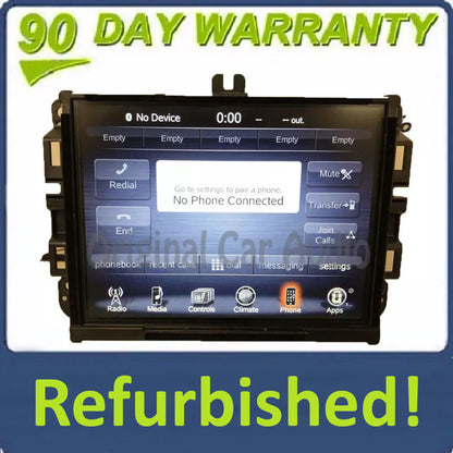Refurbished 2013 - 2016 Chrysler Jeep Dodge Ram OEM VP3 NA Media Center LCD Screen Radio