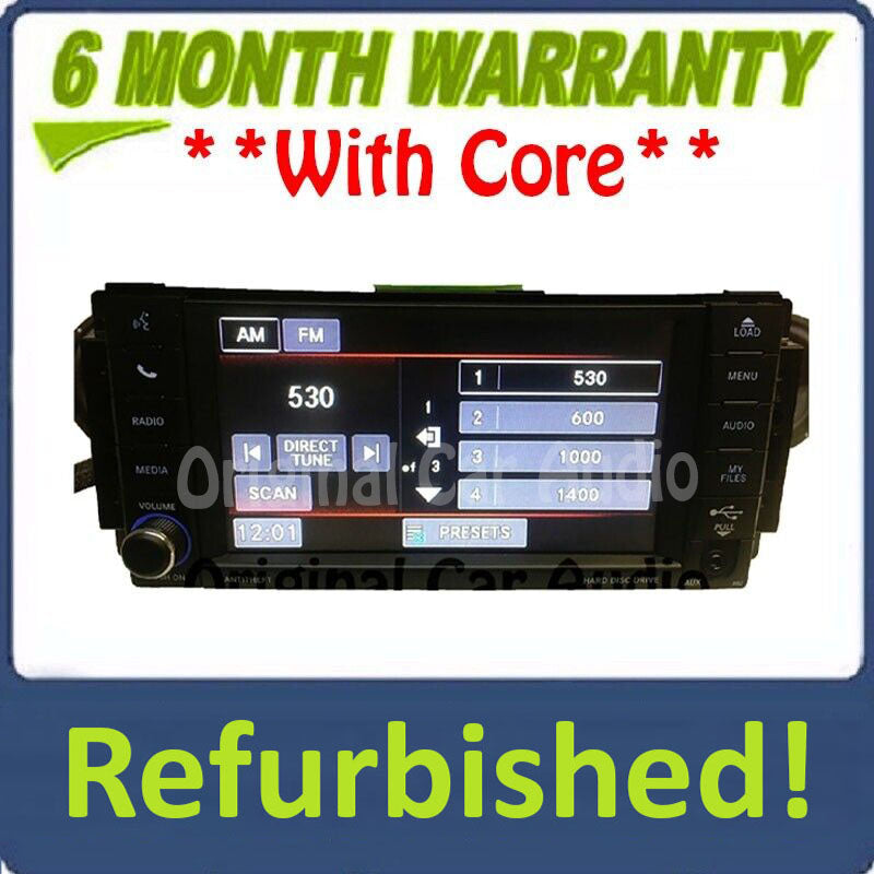 Refurbished 2007 - 2019 DODGE JEEP CHRYSLER OEM High-Speed MyGig UConnect Radio CD DVD MP3 Player RBZ