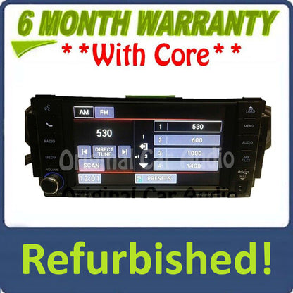 Refurbished 2007 - 2019 DODGE JEEP CHRYSLER OEM High-Speed MyGig UConnect Radio CD DVD MP3 Player RBZ