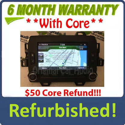 Refurbished 2015 - 2017 Jeep Renegade OEM VP4 NA Touch Screen Navigation Receiver VP4 NA w/ SDARS