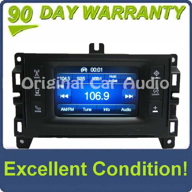 2015 - 2016 Chrysler 200 OEM RA2 VP2 Touch Screen Bluetooth SAT Radio Media Reciever