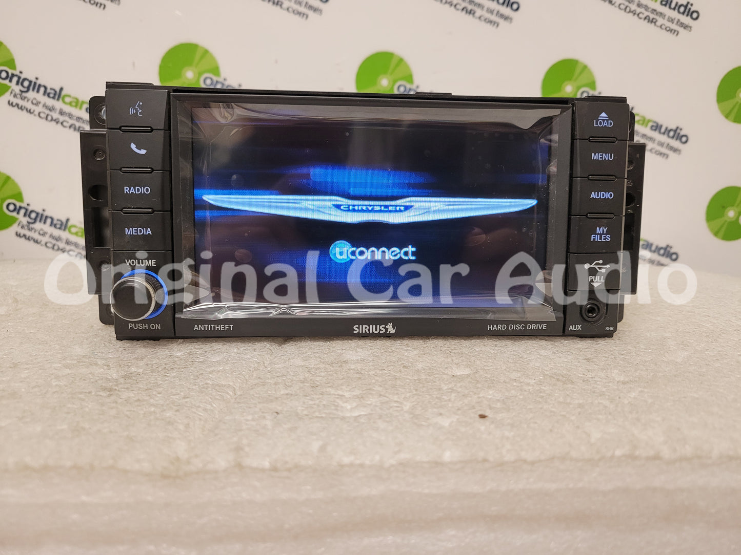Refurbished 2007 - 2016 Chrysler Dodge Jeep OEM High Speed Navigation GPS MyGig HDD CD SAT Bluetooth Radio Receiver RHB BLUE