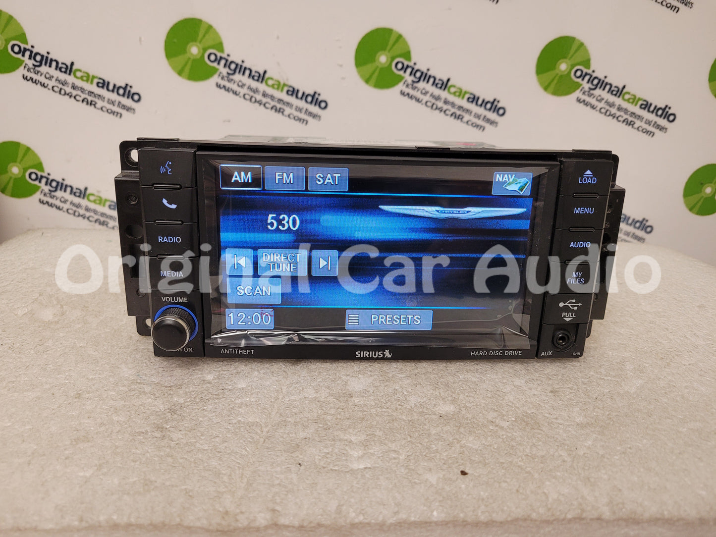 Refurbished 2007 - 2016 Chrysler Dodge Jeep OEM High Speed Navigation GPS MyGig HDD CD SAT Bluetooth Radio Receiver RHB BLUE