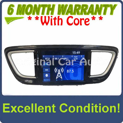 2017 - 2020 Chrysler Pacifica OEM Touch Screen Information Display Monitor WITHOUT VENTS