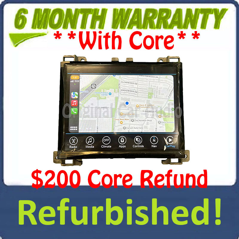 Refurbished 2017 - 2019 Dodge Challenger Charger OEM Uconnect Touch Screen Navigation UAQ Multi Media Radio Receiver