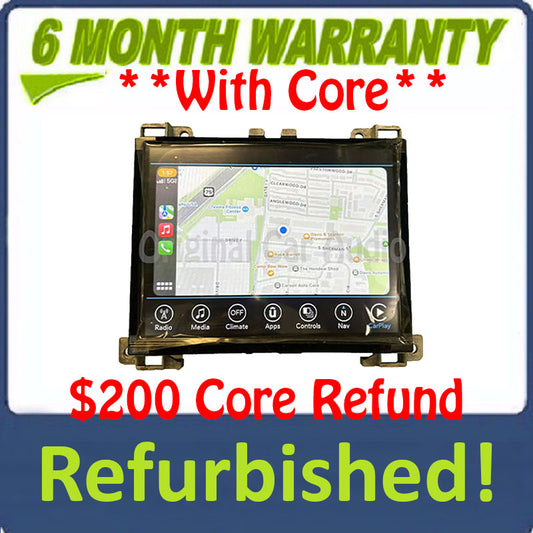 Refurbished 2017 - 2019 Dodge Challenger Charger OEM Uconnect Touch Screen Navigation UAQ Multi Media Radio Receiver