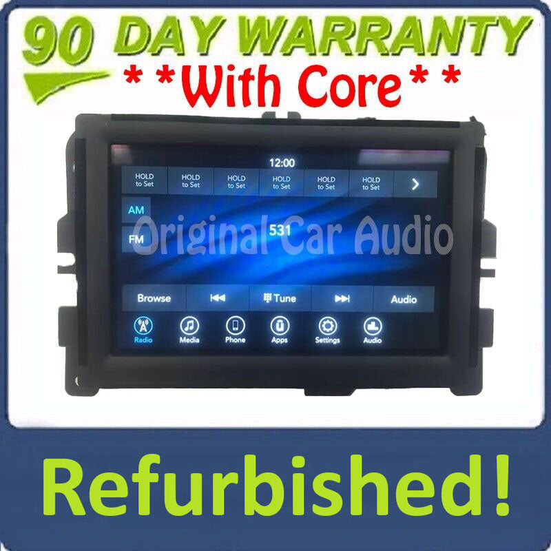 Refurbished 2019 - 2020 Chrysler Pacifica Voyager OEM AM FM XM Radio Display Screen VP2_7 RU NA