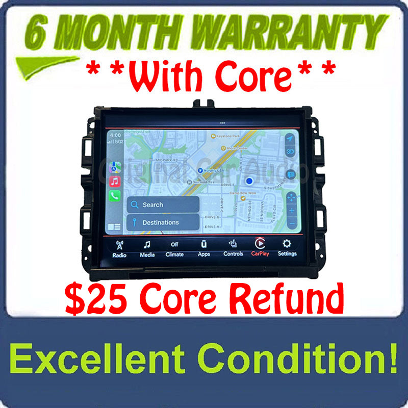2019 - 2020 Ram Truck 1500 OEM AM FM Radio Touch Screen 8.4" VP2_8.4 DT SXM